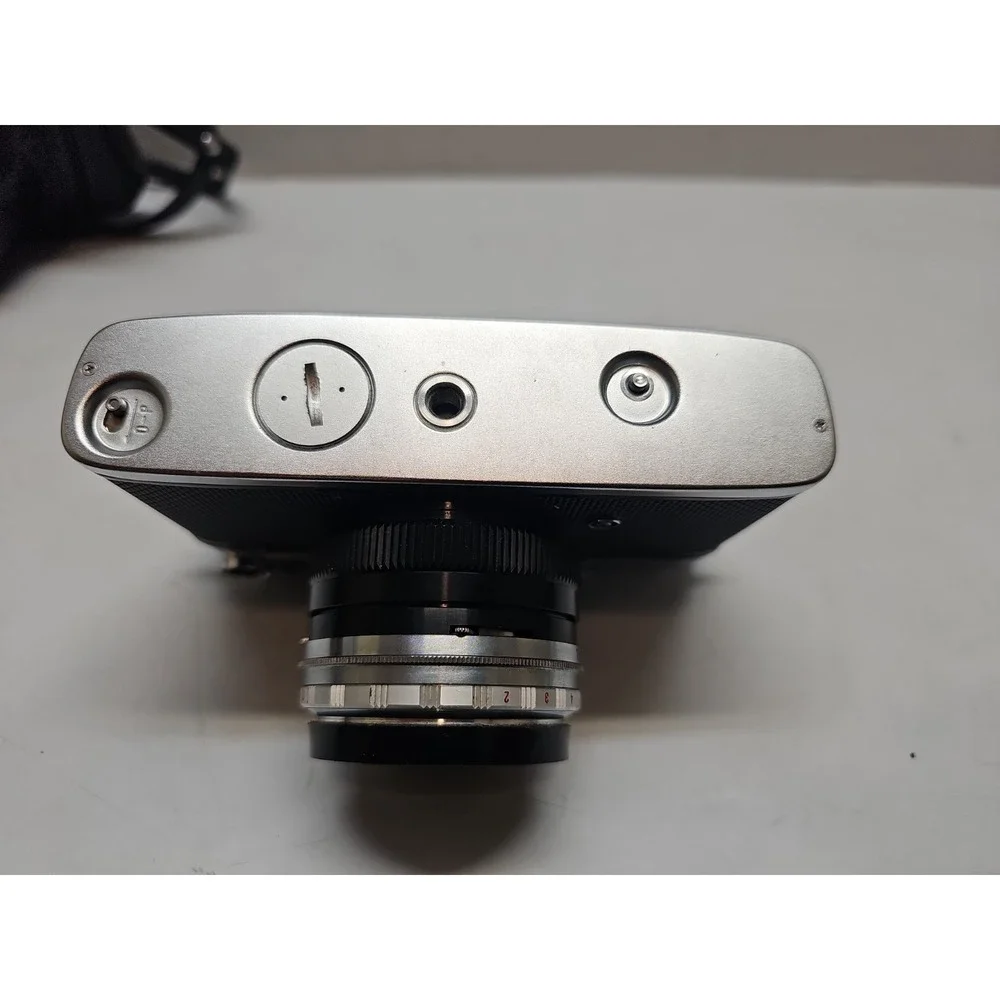 Yashica Minister-D 35mm Rangefinder Camera Yashinon 4.5cm f/2.8 + Case